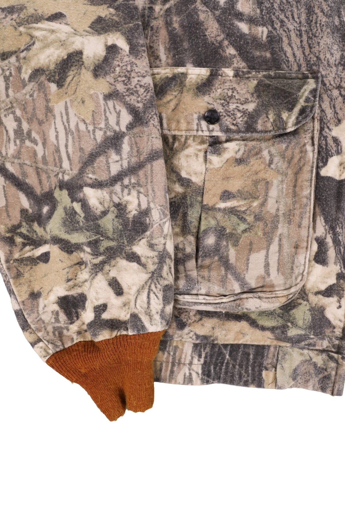 Vintage Mossy Oak Woodland Camouflage Hunting Jacket