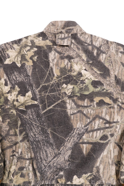 Vintage Mossy Oak Woodland Camouflage Hunting Jacket