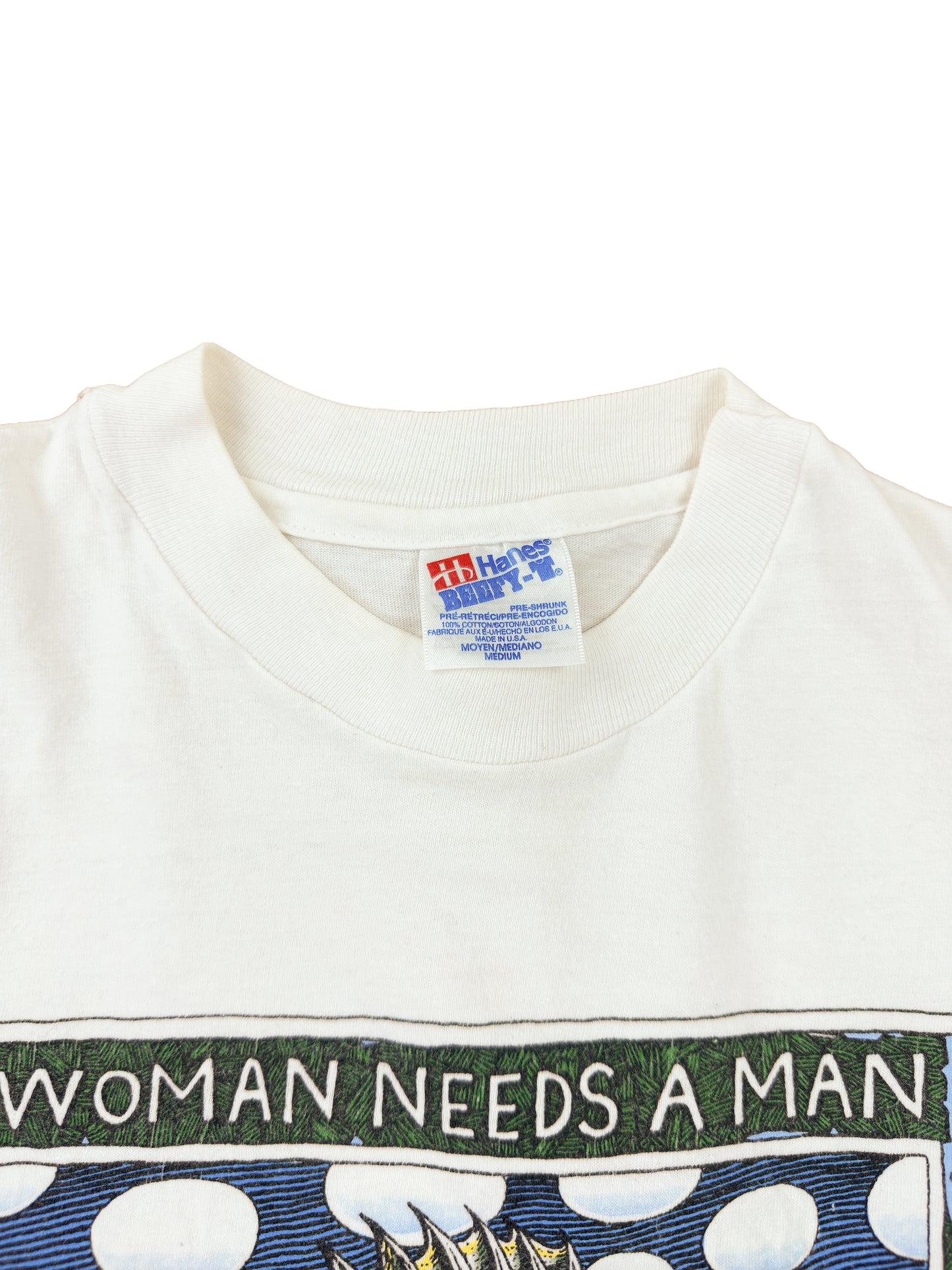 1993 Ray Troll "Like a fish needs a bicycle" Graphic Tee