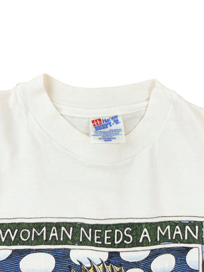 1993 Ray Troll "Like a fish needs a bicycle" Graphic Tee