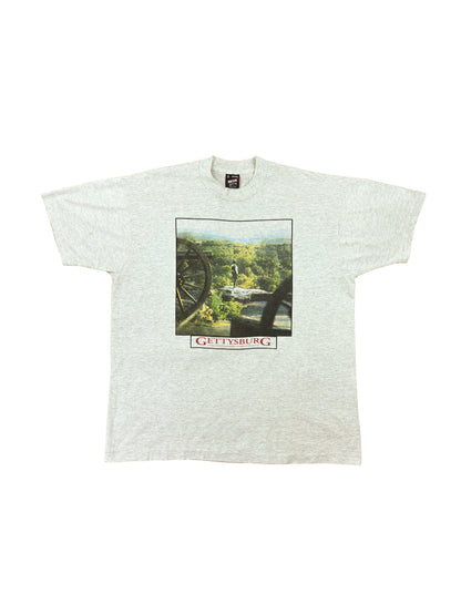 90's Gettysburg Grey Graphic Tee
