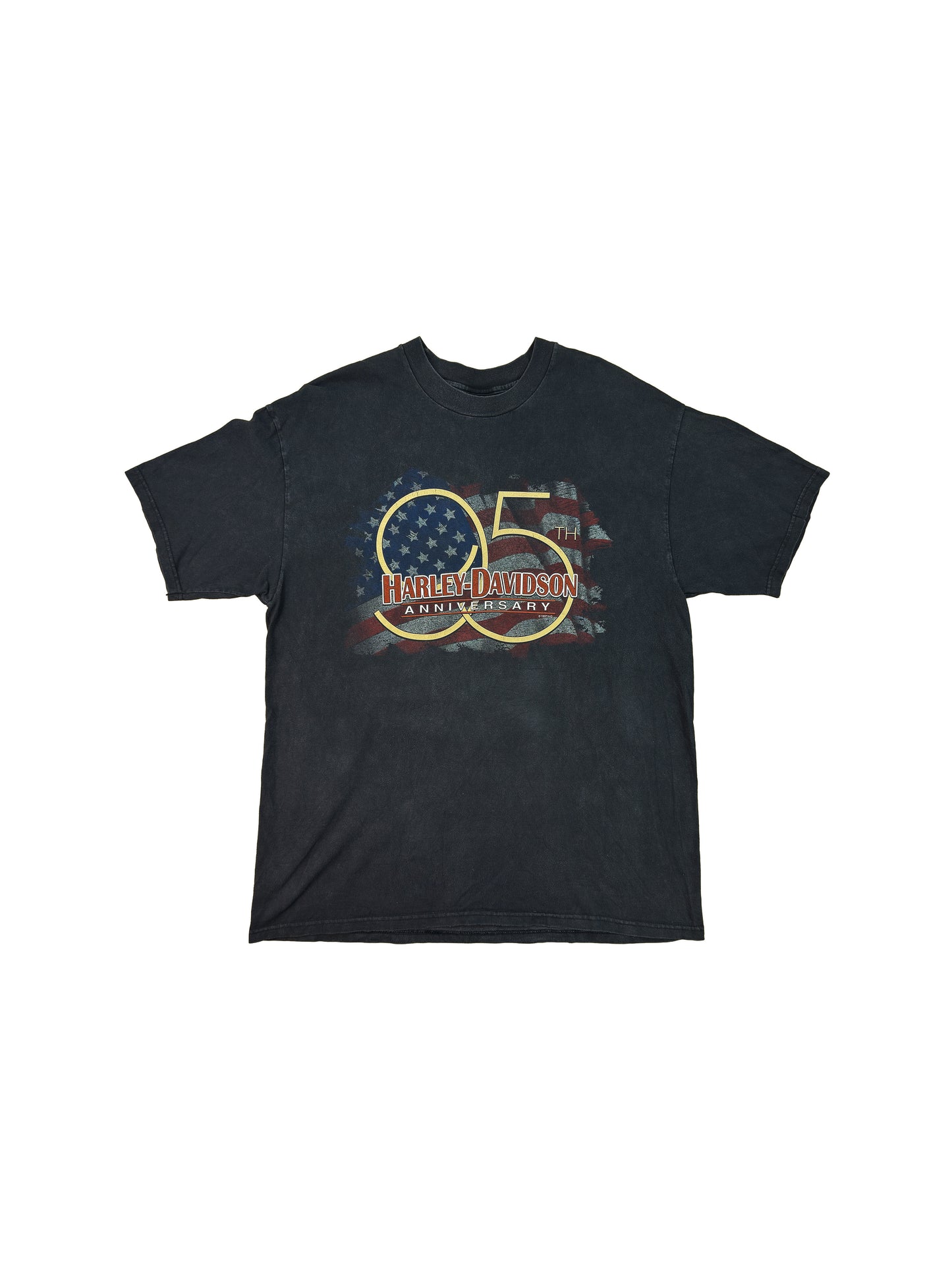 1997 Harley Davidson Motorcycles 95 Years Anniversary Tee