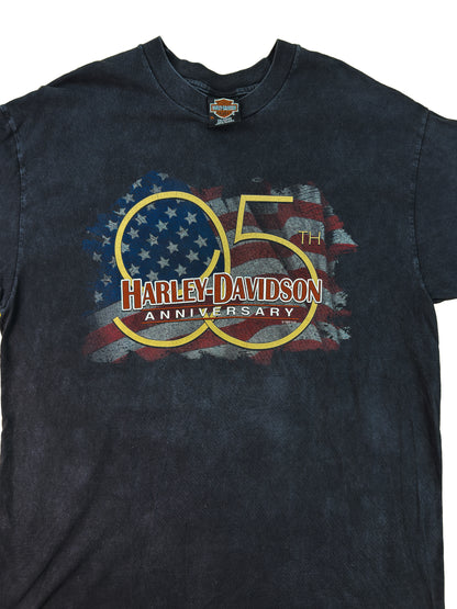 1997 Harley Davidson Motorcycles 95 Years Anniversary Tee